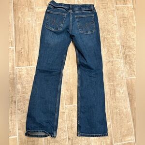 Wrangler Dark Blue Boot Cut Jeans